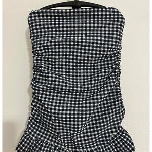 Women's J Crew Rouched Bandeau One Piece